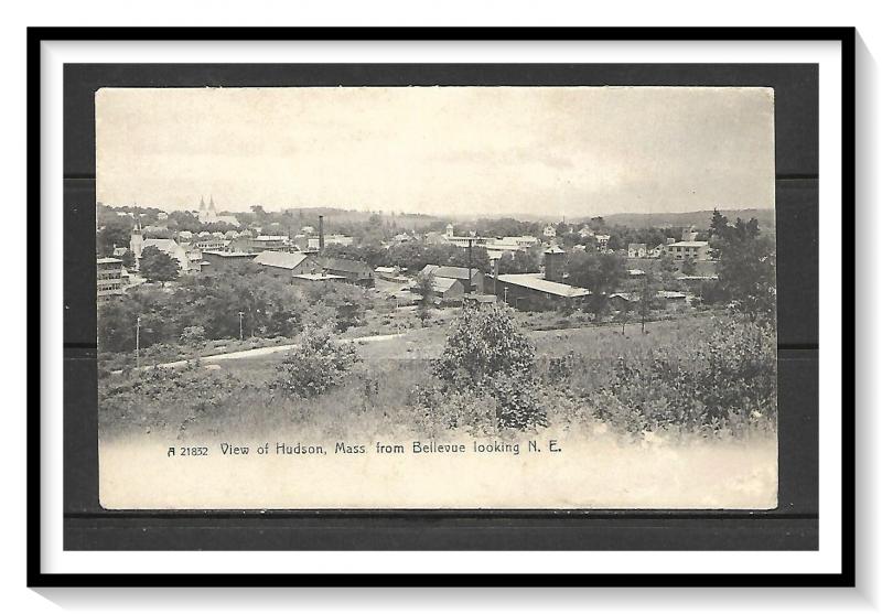 Massachusetts, Hudson - View From Bellevue - Undivided - [MA-514]