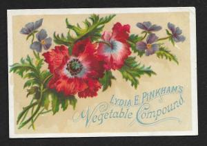 VICTORIAN TRADE CARDS (6) Lydia Pinkham's Vegetable Compound