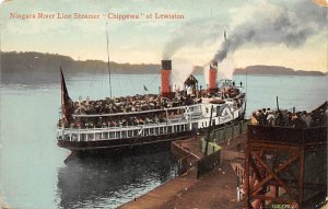 Chippewa River Steamship Niagara River Line Ferry Boat Ship 