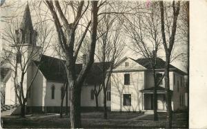 c1912 RPPC Postcard; Presbyterian Church Battle Creek IA Ida County posted