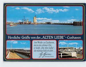 Postcard Herzliche Grüße von der Alten Liebe, Cuxhaven, Germany