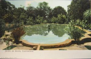 CUERNAVACA MEXICO Jardin de Borda c1910 Postcard #2
