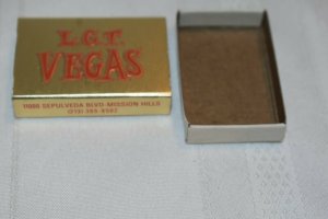 L.G.T. Vegas Gold Matchbox