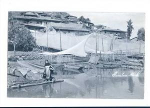 LP11 Mexico, Postcard, Janitzio Mich., Real Photo,  fishing