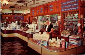 Postcard Alpine-Alpa Cheese Chalet Store and Coffee Shop Route 62 in Wilmot Ohio