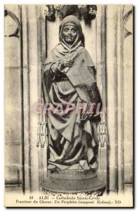 Old Postcard Albi Cathedral Ste Cecile A prophet Ezra
