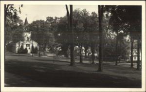 North Bridgton ME Campus Academy Real Photo Postcard