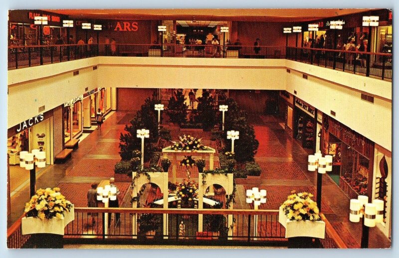 Warwick Rhode Island Postcard Midland Mall Interior View Building 1960 Unposted