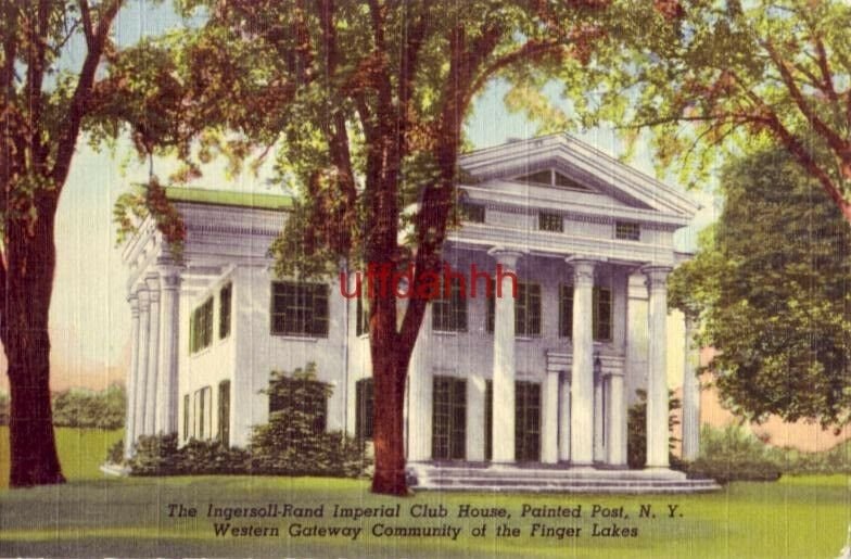 THE INGERSOLL-RAND IMPERIAL CLUB HOUSE, PAINTED POST, NY.