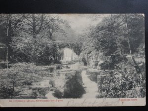 Newcastle on Tyne, In Jesmond Dene c1904 Postmark SHOTLEY BRIDGE DUPLEX (052)