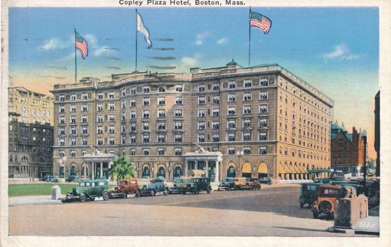 Copley Plaza Hotel - Copley Square - Boston MA, Massachusetts - pm 1941 - WB