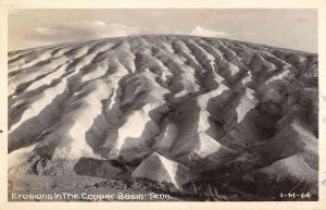 Copper Basin Tennessee Erosions Sand Dunes Real Photo Antique Postcard K23559