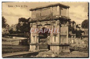 Old Postcard Roma Arco di Tito