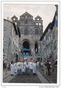 LE PUY EN VELAY, Haute Loire, France, 1950-1970's; Procession du 15 Aout