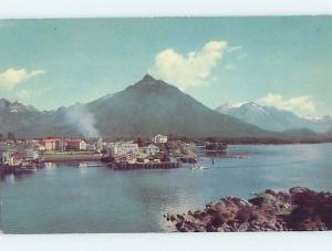 1940's PANORAMIC VIEW OF TOWN Sitka Alaska AK hp6906