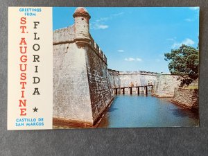 Castillo de San Marcos St. Augustine FL Chrome Postcard H1209083416