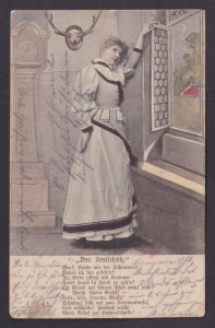 Vintage postcard Germany Music Der Freischük Song 1907