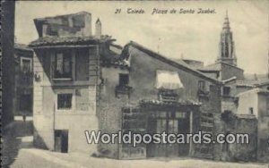 Plaza de Santa Isabel, Toledo Spain Tarjeta Postal Unused 