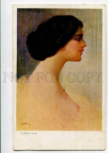 3078445 Semi-NUDE Lady BELLE by KOTAS Style ASTI vintage RPPC