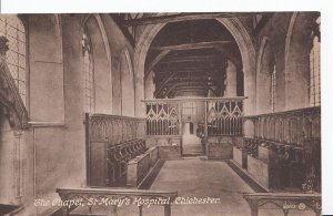 Sussex Postcard - The Chapel, St Mary's Hospital, Chichester   U315