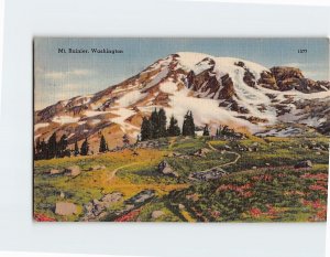 Postcard Mt. Rainier, Washington