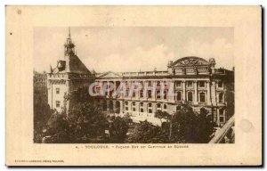 Old Postcard Toulouse Facade East Capitol and square