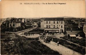 CPA HOUILLES - Rue de Boers et Rue d'ARGENTEUIL (359093)