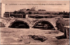 Tunisia Carthage Anciennes Critères Romaines Vintage Postcard C196