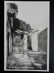 Switzerland:  LAGO DI LUGANO RUSTICO A GRANDRIA - Old Real Photograph Postcard