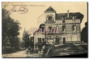 Old Postcard Corneville Risle The Hostellerie des Cloches