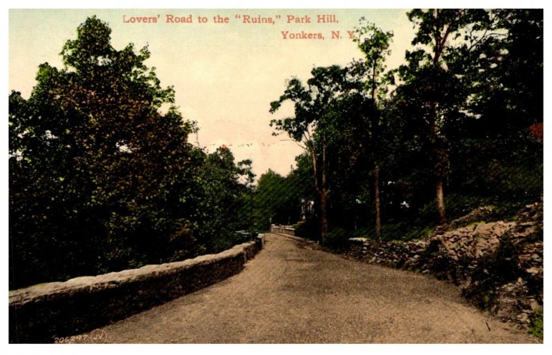 New York  Yonkers , Lover's Road to the Ruins, Park Hill