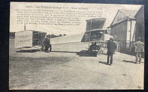 Mint France Real Picture Postcard Early Aviation Goupy #1 Triplane