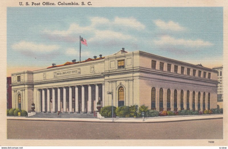 COLUMBIA , South Carolina , 1930-40s ; Post Office