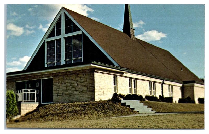 1960s St. Anthony's Menominee Indian Church, Neopit, WI Postcard