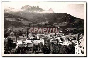 Postcard Modern Barcelonnette Vue Generale Du Gendarme And Hat