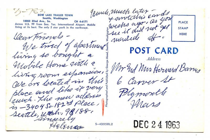 WA - Seattle. Bow Lake Trailer Town