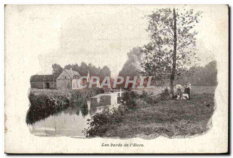 Old Postcard The edges of & # 39Eure