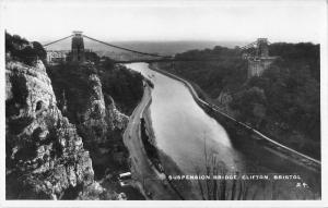 BR75037 real photo suspension bridge clifton bristol   uk