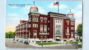 Abou Ben Adhem Shrine Mosque Springfield Missouri Postcard