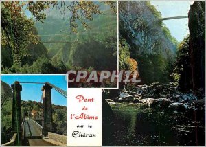 Modern Postcard The picturesque Haute Savoie bridge the Abyss on the Cheran