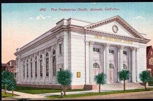 Califorina ALAMEDA First Presbyterian Church - Divided Back