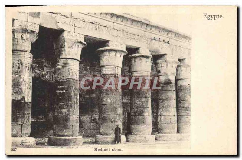 CPA Egypt Egypte Egypte Medinet abou 