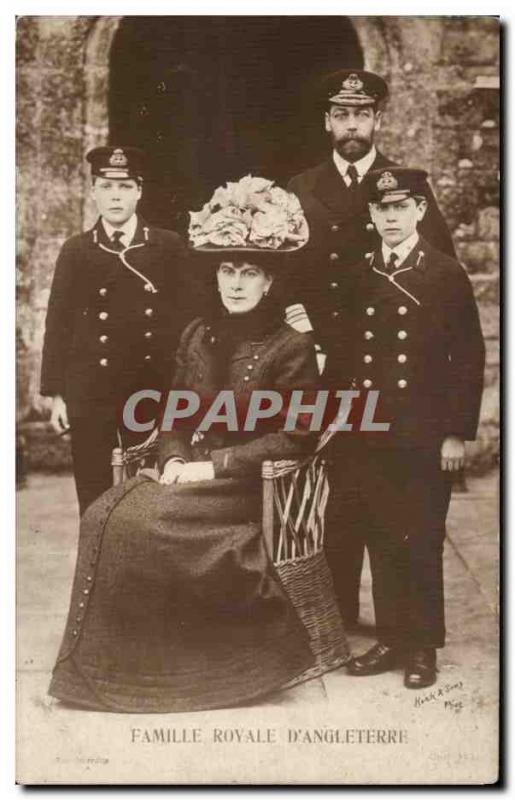 Old Postcard Royal Family of England Royal FAmily