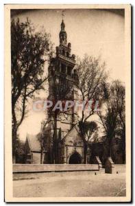 Old Postcard Cote De Granite Roscoff Church of Our Lady