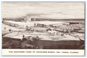 The Southern Home Of Anheuser Busch Inc. Tampa Florida FL Vintage Postcard 