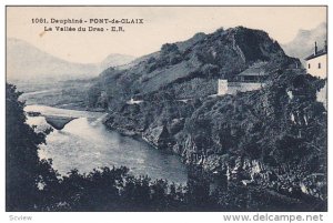 Dauphine - PONT-de-CLAIX, La Vallee du Dreo, Isere, France, PU-1936