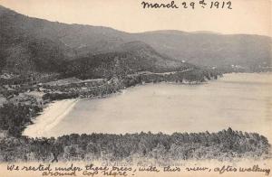 Canadel Plage des Pramoustiers France along the Coast Antique Postcard L989