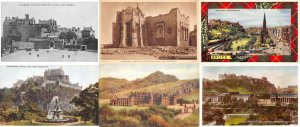 lots6 lot 22 ppc edinburgh castle all pre 1930