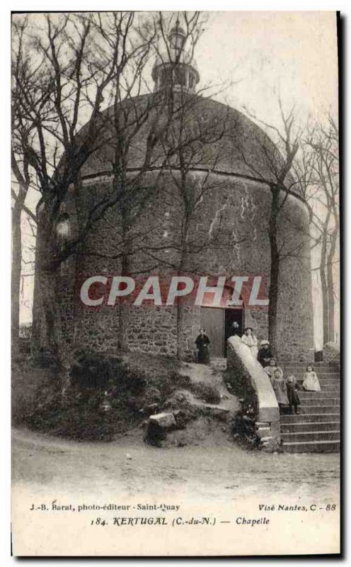 Postcard Old Chapel Kertugal Children