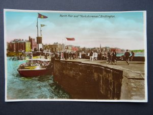 Yorkshire BRIDLINGTON Collection x 2 Old RP Postcard by The Milton Series